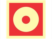 PLACA ALARME BOTOEIRA INCENDIO 15 X 15CM PVC 2MM EX 0512