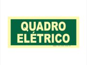PLACA QUADRO ELETRICO 12 X 24CM PVC 2MM PP0534