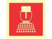 PLACA VALVULA DE CONTROLE SPRINKLER 15X15CM EX 0510 E10